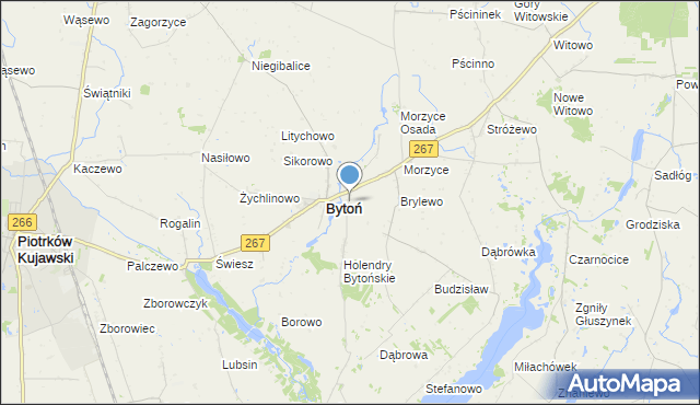 mapa Nowy Dwór, Nowy Dwór gmina Bytoń na mapie Targeo